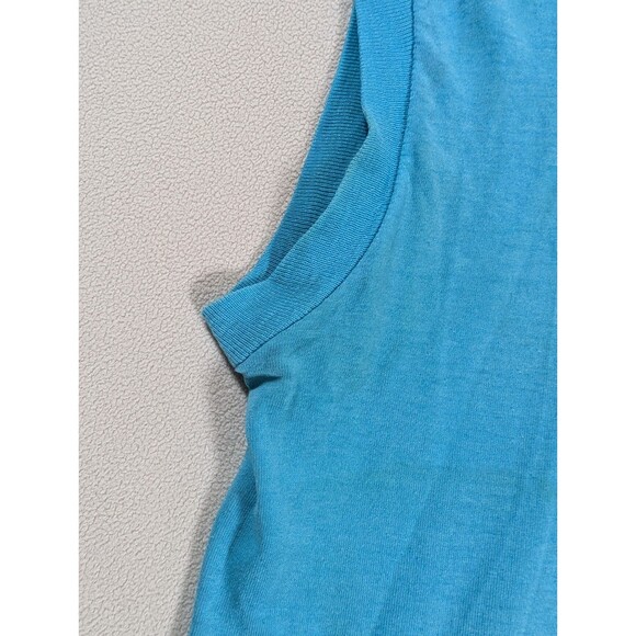 Vtg Gilley's Pasadena Texas Club Sleeveless Shirt 80s Double-Sided Single Stitch - Picture 10 of 12